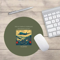 Thumbnail for VINTAGE G4342 - The Tea Terrace Overflight - Designed Mouse Pads design on greenarmy round
