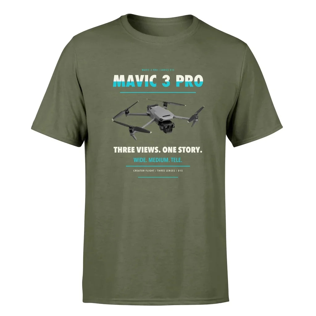 DJI Mavic 3 Pro design on green army single side