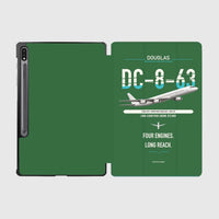 Thumbnail for Douglas DC-8-63 design on green samsung tablet tablet case