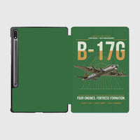 Thumbnail for B-17G Flying Fortress design on green samsung tablet tablet case