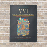 Thumbnail for Viru Viru International Airport VVI - Canvas No Frame - Gray