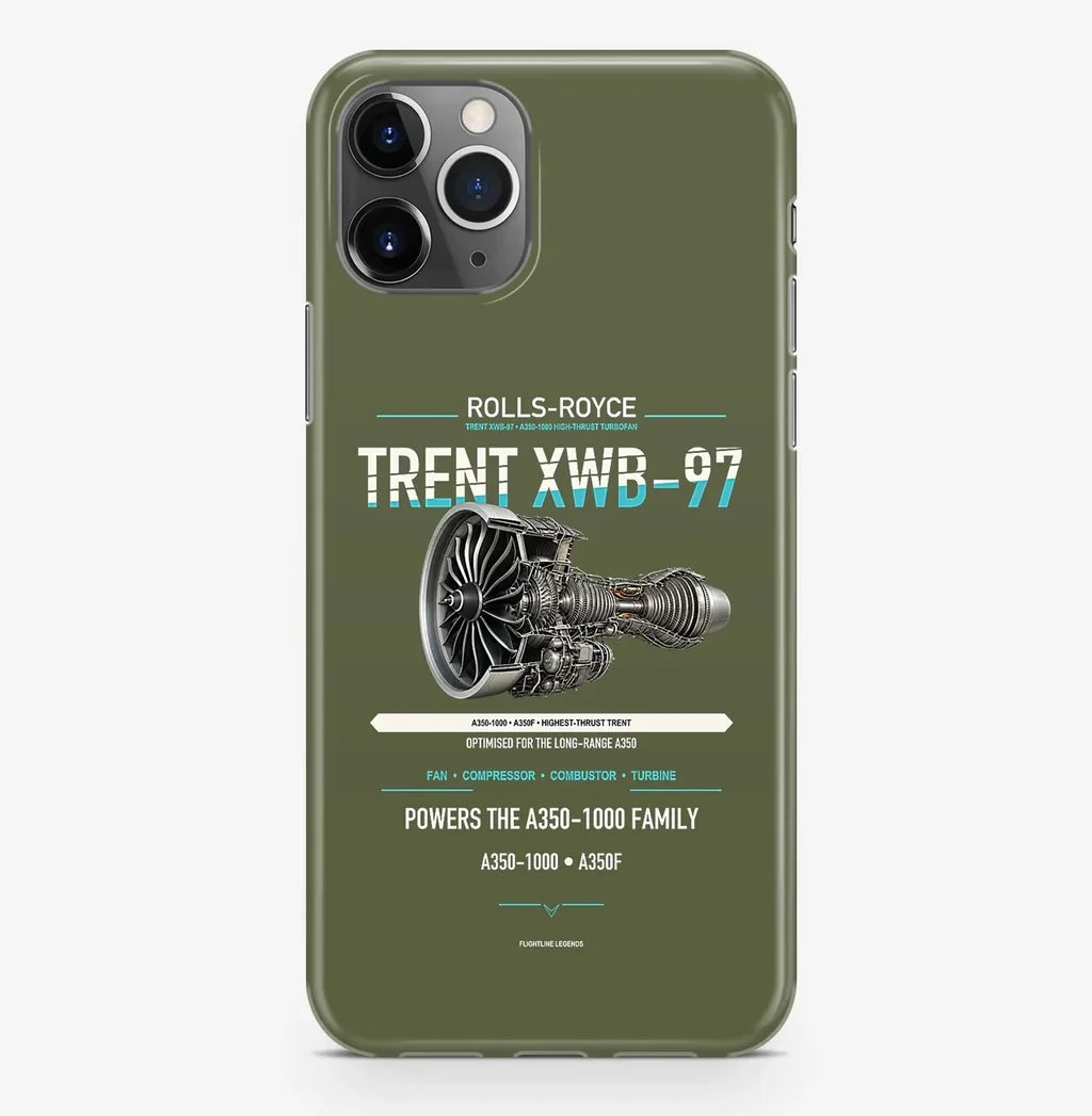 TRENT XWB-97 Case ProMax design on green army iphone case promax