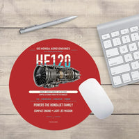 Thumbnail for HF120 design on red round mouse pad