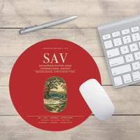 Thumbnail for Savannah-Hilton Head International Airport (SAV) design on red round mouse pad
