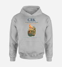 Thumbnail for Killeen Regional Airport (GRK) design on light gray hoodie single-side print