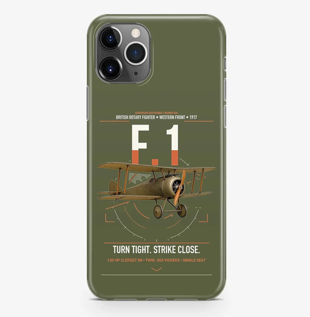 Sopwith Camel F.1 design on green army magsafe iphone case, for iPhone Pro Max