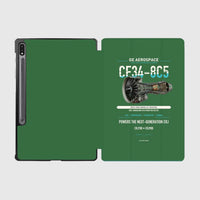 Thumbnail for CF34-8C5 design on green samsung tablet tablet case
