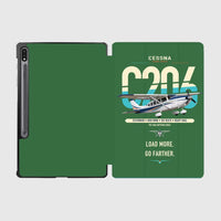 Thumbnail for Cessna 206 Stationair design on green samsung tablet tablet case