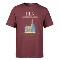 Thumbnail for Helena Regional Airport (HLN) T-Shirt single-side front print in Dark Red | helena-regional-airport-hln-double-side-t-shirt
