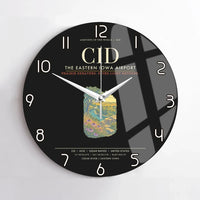 Thumbnail for The Eastern Iowa Airport Cedar Rapids CID Wall-Clock No-Frame - Black