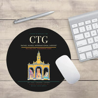 Thumbnail for Rafael Nunez International Airport CTG Mouse-Pad Round - Black