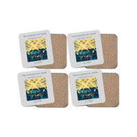 Thumbnail for The Searchlight Choir - Designed Coasters design on light gray 4-pieces-set