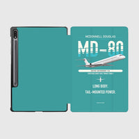 Thumbnail for McDonnell Douglas MD-80 design on turquoise samsung tablet tablet case