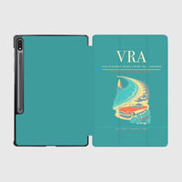 Thumbnail for Juan Gualberto Gómez Airport (VRA) design on turquoise samsung tablet tablet case