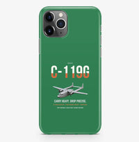 Thumbnail for C-119G Flying Boxcar design on green magsafe iphone case, for iPhone Pro Max