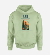 Thumbnail for Leipzig–Halle Airport (LEJ) design on light green hoodie single-side print