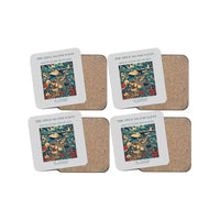 Thumbnail for The Spice Island Scent - Designed Coasters design on light gray 4-pieces-set