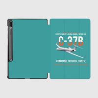Thumbnail for C-37B Global Command Link design on turquoise samsung tablet tablet case