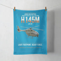 Thumbnail for Airbus Helicopters H145M LUH SOF design on turquoise towel