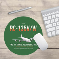 Thumbnail for RC-135V W Rivet Joint design on green round mouse pad
