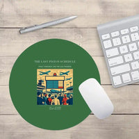 Thumbnail for VINTAGE G4469 - The Last Piston Schedule - Designed Mouse Pads design on green round