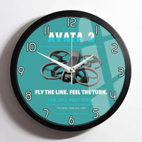 Thumbnail for DJI Avata 2 design on turquoise framed wall clock