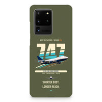 Thumbnail for Boeing 747SP design on samsung case - green army