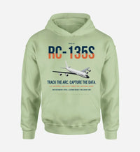 Thumbnail for RC-135S Cobra Ball design on light green double-side hoodie, single-side print