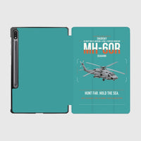 Thumbnail for Sikorsky MH-60R Seahawk design on turquoise samsung tablet tablet case