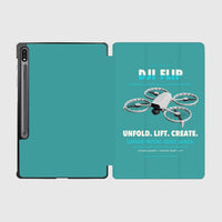Thumbnail for DJI Flip design on turquoise samsung tablet tablet case