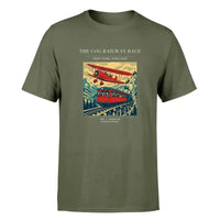 Thumbnail for VINTAGE G4347 - The Cog Railway Race - Premium T-Shirt design on greenarmy premium t shirt