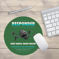 Thumbnail for BRINC Responder design on green round mouse pad