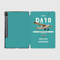 Thumbnail for Piper PA-18 Super Cub design on turquoise samsung tablet tablet case