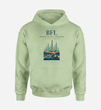 Thumbnail for Meadows Field (BFL) design on light green hoodie single-side print