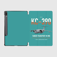 Thumbnail for Embraer KC-390 Millennium design on turquoise samsung tablet tablet case