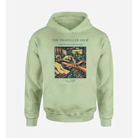 Thumbnail for VINTAGE G4014 - The Propeller Shop - Premium Hoodie design on lightgreen premium