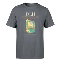 Thumbnail for Duluth International Airport (DLH) T-Shirt single-side front print in Gray | duluth-international-airport-dlh-double-side-t-shirt