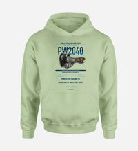 Thumbnail for PW2040 design on light green hoodie single side