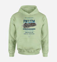 Thumbnail for PW127M design on light green hoodie single side