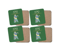 Thumbnail for Kodiak Airport ADQ Coaster 4-Pieces-Set - Green