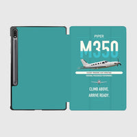 Thumbnail for Piper M350 design on turquoise samsung tablet tablet case