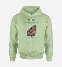 Thumbnail for Montgomery Regional Airport (MGM) design on light green hoodie single-side print