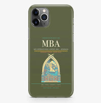 Thumbnail for Mombasa Airport (MBA) design on green army iPhone 16 Pro MagSafe case