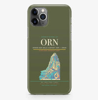 Thumbnail for Oran Airport (ORN) design on green army iPhone 16 Pro MagSafe case