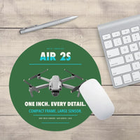 Thumbnail for DJI Air 2S design on green round mouse pad