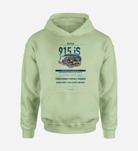 Thumbnail for 915 iS design on light green hoodie single side