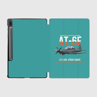 Thumbnail for AT-6E Wolverine Light Attack design on turquoise samsung tablet tablet case