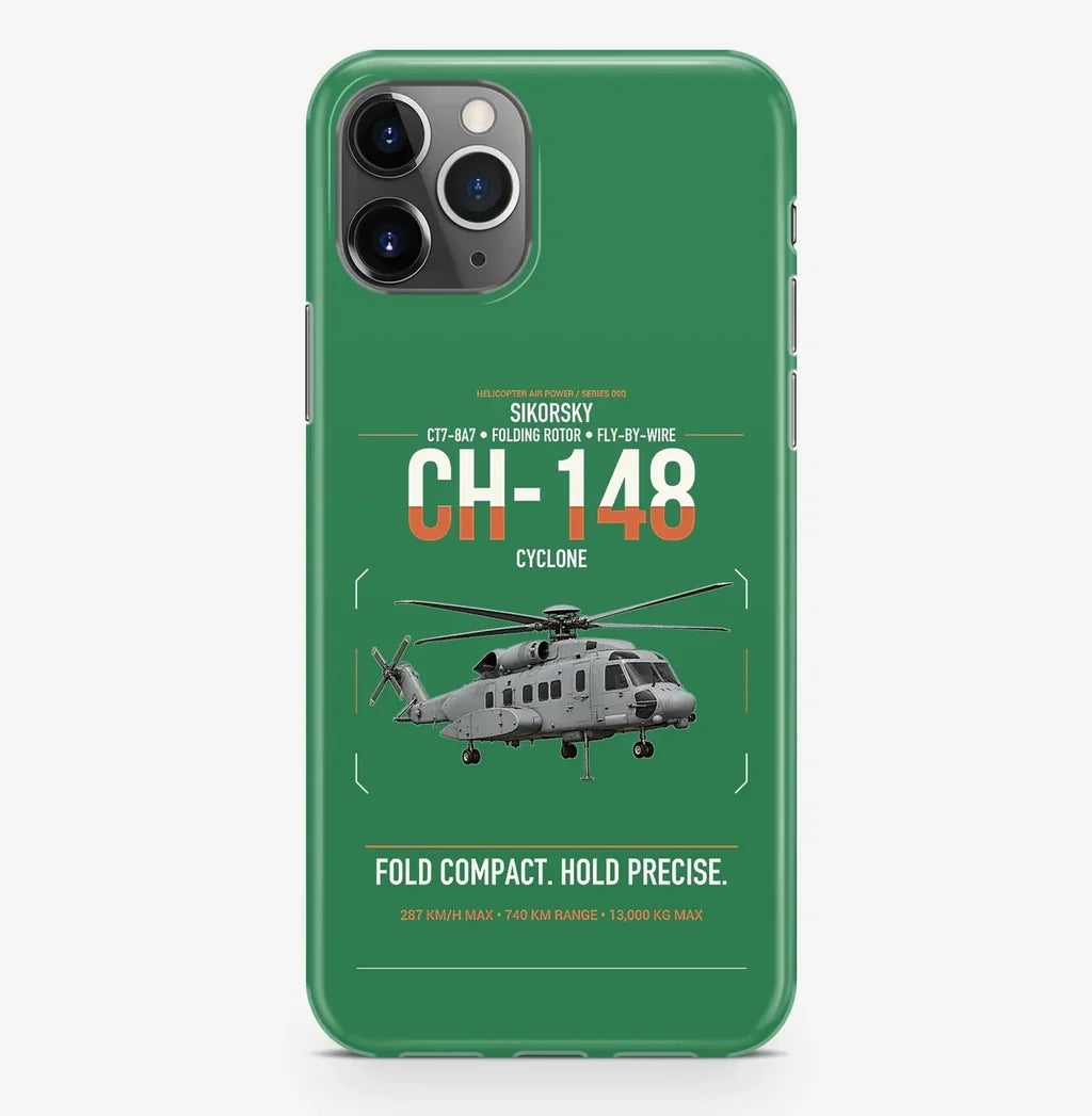 Sikorsky CH-148 Cyclone design on green magsafe iphone case, for iPhone Pro Max