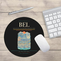 Thumbnail for Belem Val de Cans - Julio Cezar Ribeiro International Airport BEL Mouse-Pad Round - Black