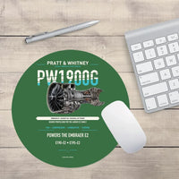 Thumbnail for PW1900G design on green round mouse pad